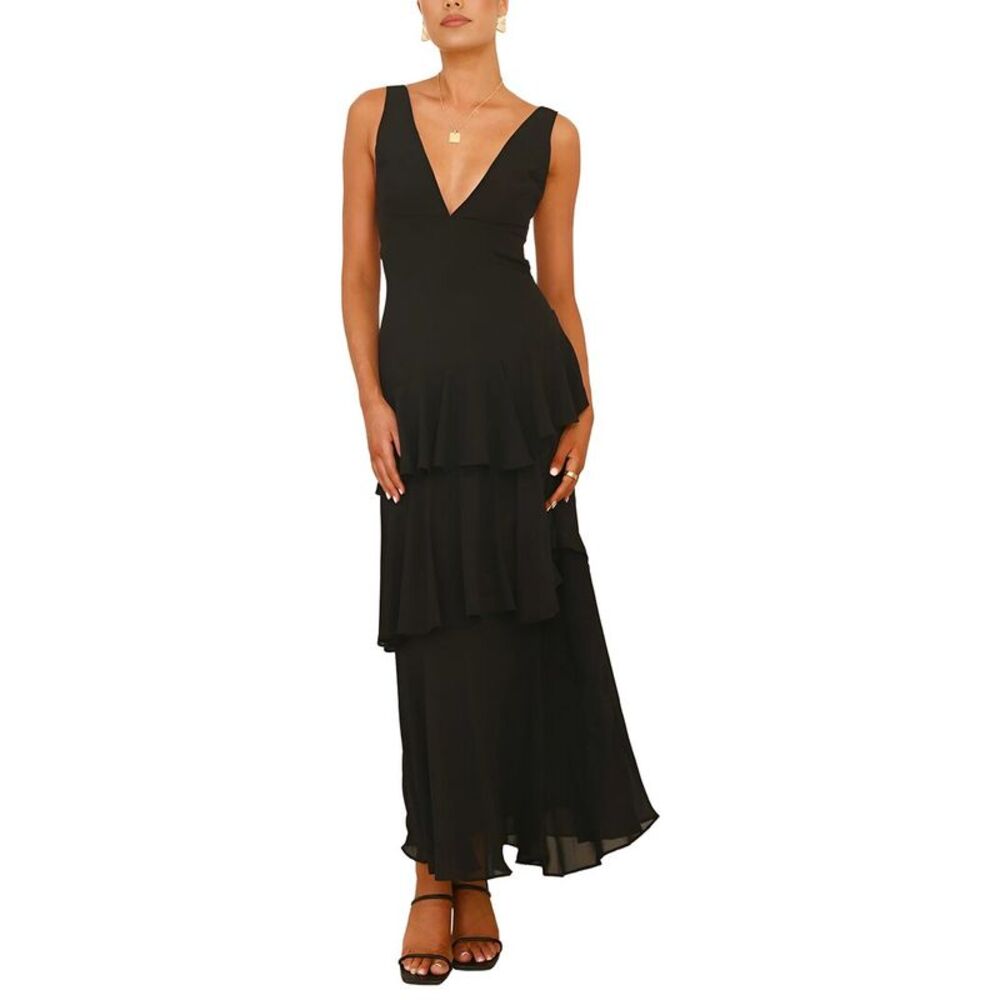 Deli S Womens  Solid Maxi Dress